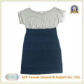 Lady's Short Sleeve Dress (TEXNET-K005)